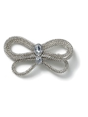 Aela Silver Tone Jelly Butterfly Hair Clip - Image 1 of 4