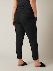 EVANS Curve Linen Joggers - Image 3 of 5