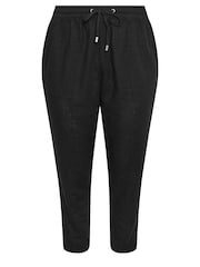 EVANS Curve Linen Joggers - Image 5 of 5