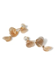 Aela Gold Tone Flower Mobile Earrings - Image 2 of 3