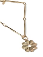 Aela Gold Tone Flower Necklace - Image 2 of 2