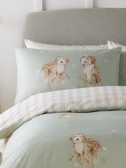 Fusion Green Hattie The Cockapoo Peach Finish Duvet Cover Set - Image 2 of 3