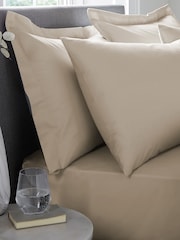 Appletree Set of 2 Natural 100% Cotton Premium Oxford Pillowcases - Image 1 of 3