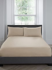 Appletree Set of 2 Natural 100% Cotton Premium Oxford Pillowcases - Image 2 of 3