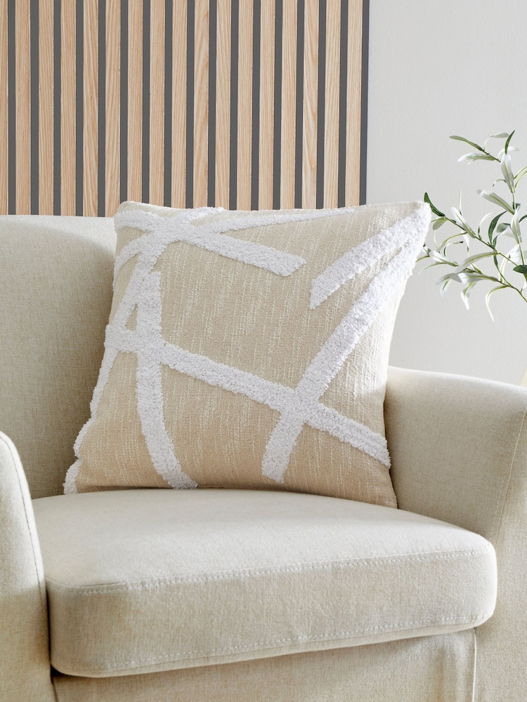 Appletree Otto Tufted Filled 100% Cotton Cushion - Bild 1 von 3