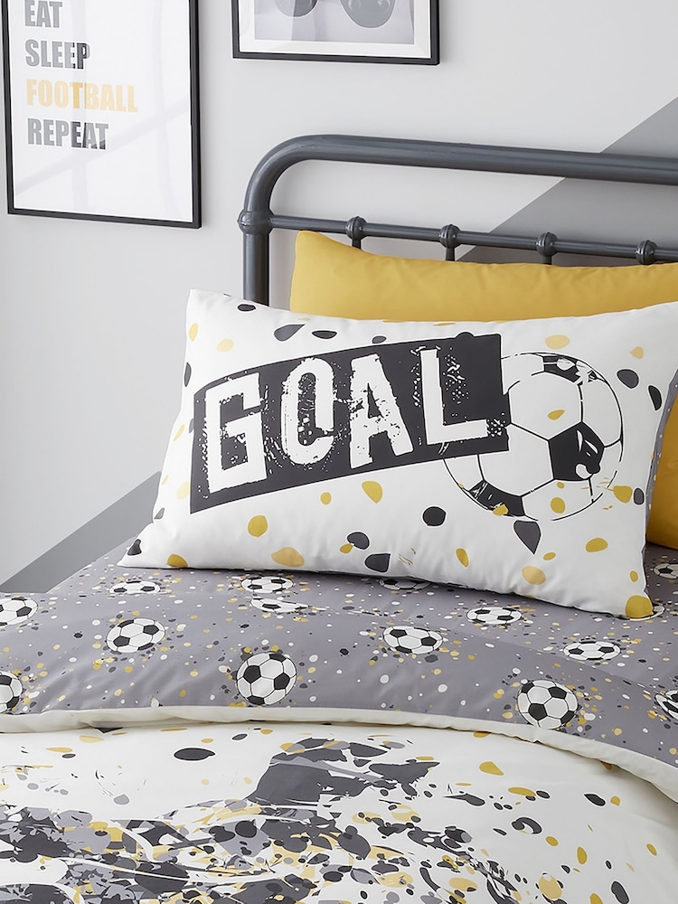 Juego de funda de edredón reversible Goal de Bedlam - Imagen 2 de 3
