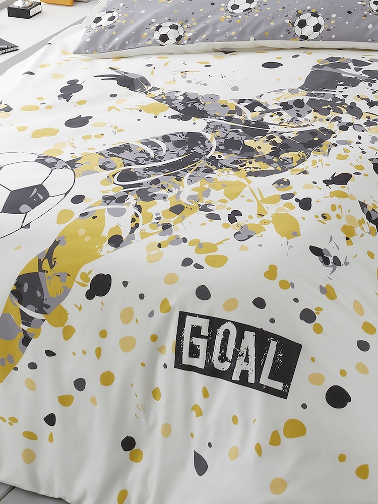 Juego de funda de edredón reversible Goal de Bedlam - Imagen 3 de 3