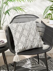 Drift Home Grey Alda Outdoor Durable Filled Cushion - Image 1 of 2