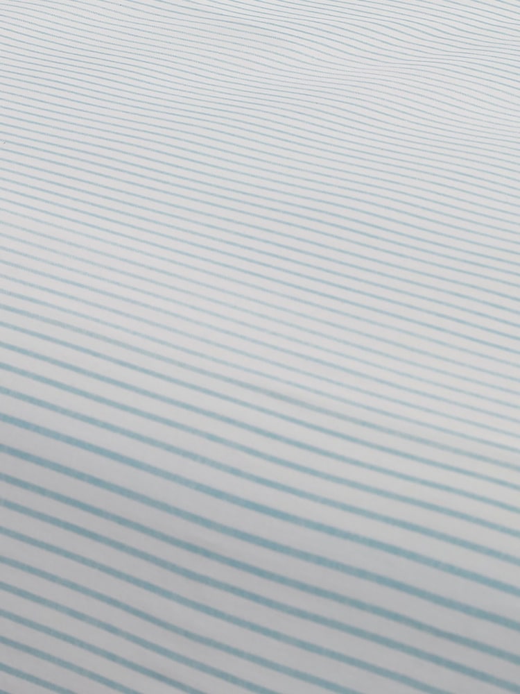 Dreams & Drapes Blue Finlay Stripe Easy Care 28cm Fitted Bed Sheet Set - Image 3 of 3 Dreams & Drapes Blue Finlay Stripe Easy Care 28cm Fitted Bed Sheet Set - Image 3 of 3