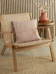 Appletree Terracotta Myan 100% Cotton Filled Cushion - Image 1 of 2