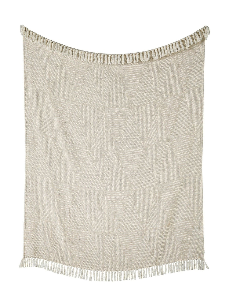Appletree Myan 100% Cotton Throw - Image 2 of 2