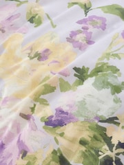 Dreams & Drapes Lilac Flourette Easy Care Duvet Cover Set - Image 3 of 4