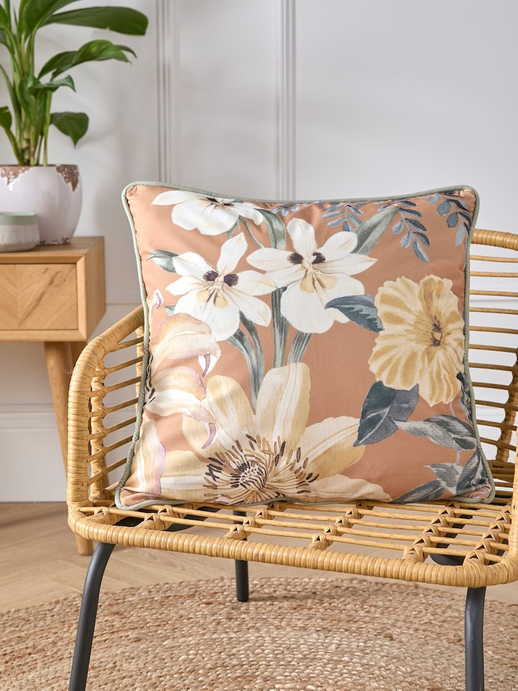 Soiree Gold Sagara Velvet Filled Cushion - Image 1 of 3