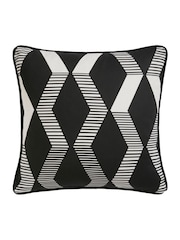 Fusion Black Rico Water and UV Resistant Filled Cushion - Image 2 of 3