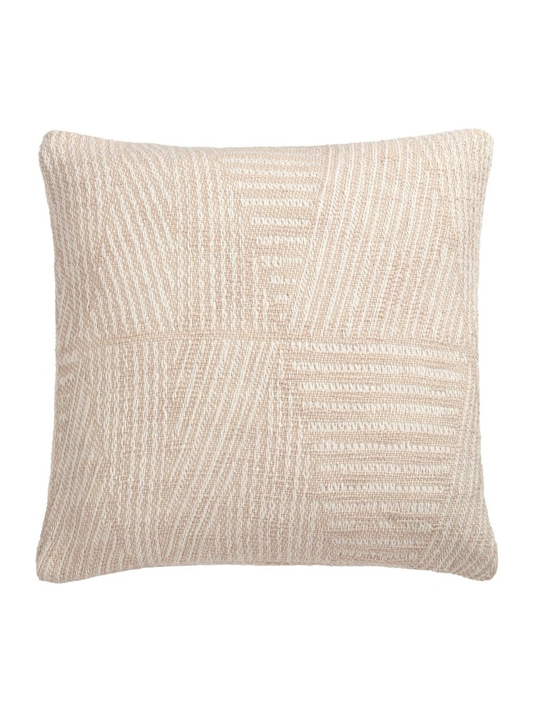 Appletree Natural Myan 100% Cotton Filled Cushion - Image 2 of 2