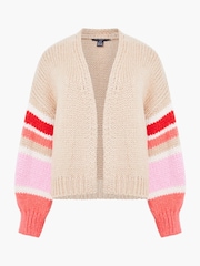 French Connection Natural Monroe V-Neck Cardigan - Image 4 of 4