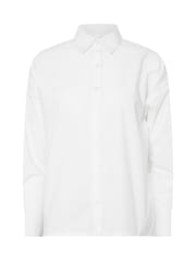 PixieGirl Petite White Tie Back Long Sleeve 100% Cotton Shirt - Image 5 of 6