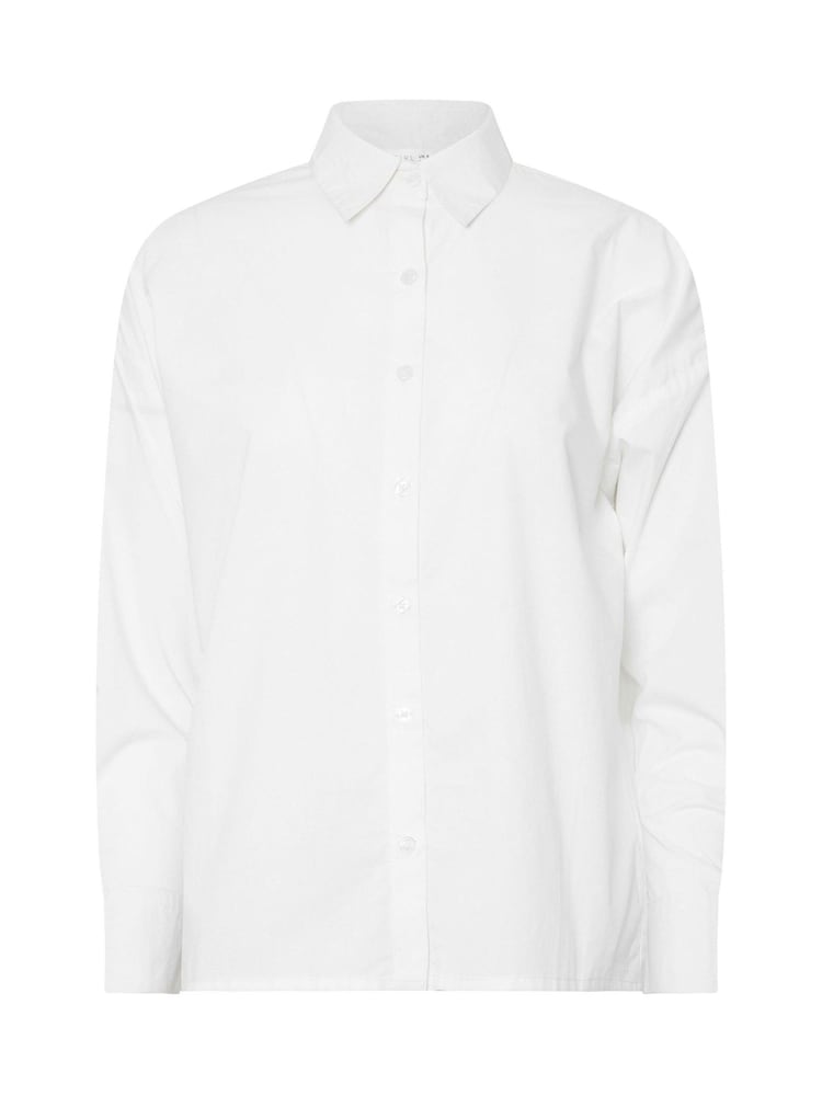 PixieGirl Petite White Tie Back Long Sleeve 100% Cotton Shirt - Image 5 of 6