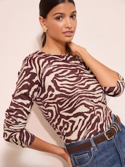 Friends Like These Multi Long Sleeve Crew Neck Jumper - Image 1 of 4