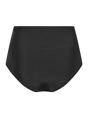 Yours Curve Black Super High Waisted Tummy Control Bikini Briefs - Image 6 of 6