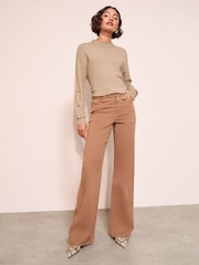 Friends Like These Neutral Button Sleeve Tunic - Image 3 of 4