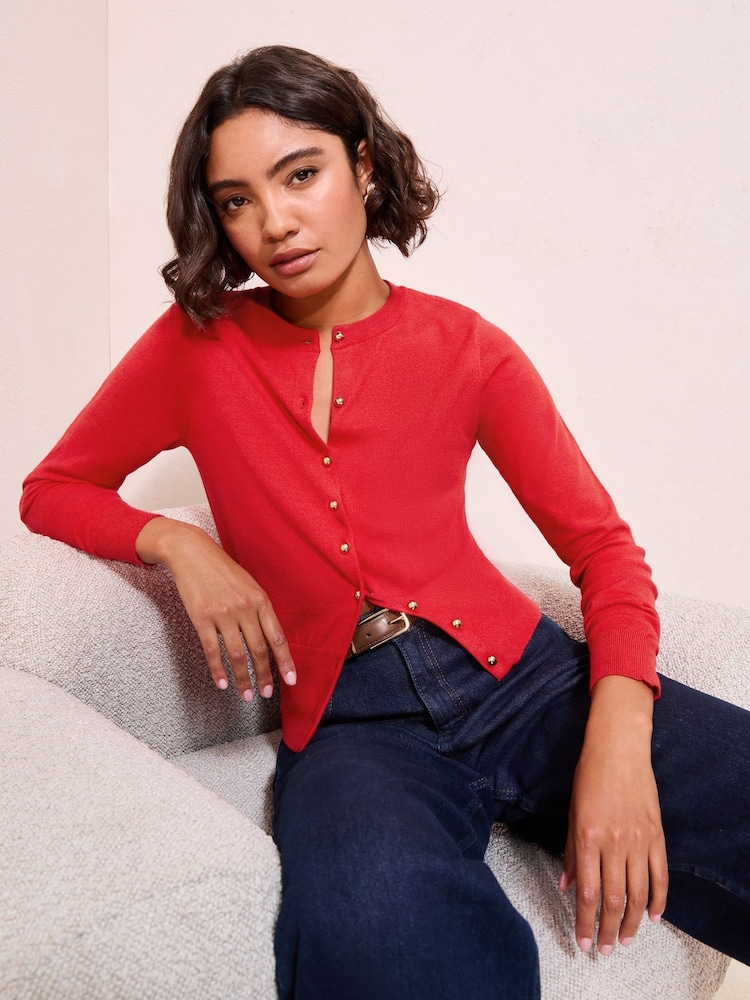 Friends Like These Dome Button Cardigan - Imagem 1 de 5