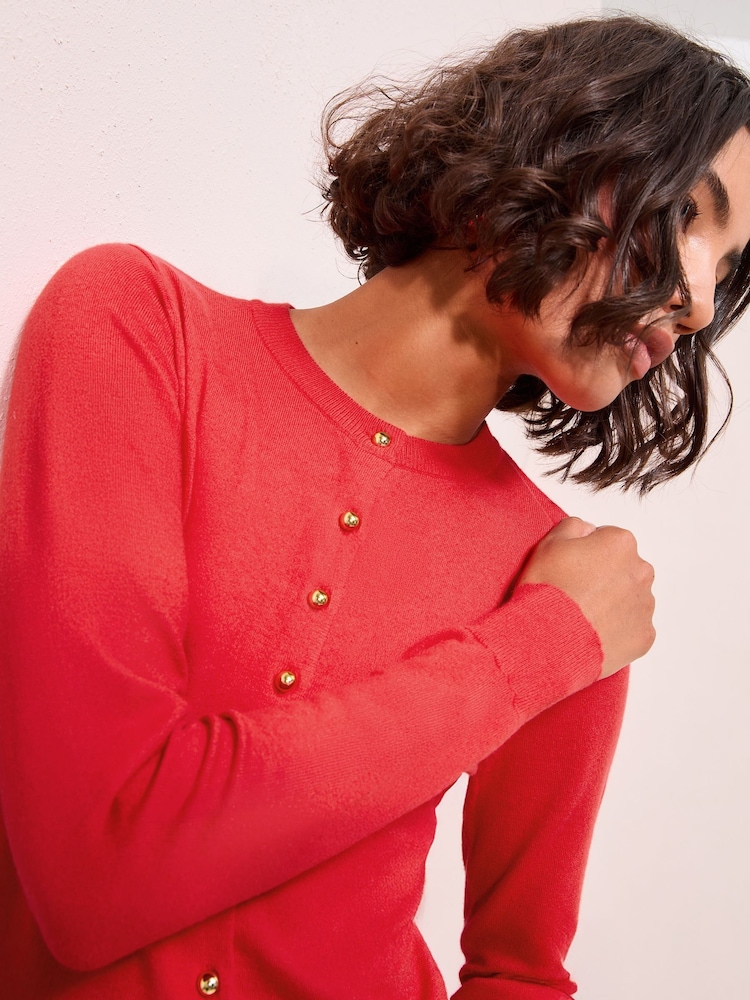 Friends Like These Dome Button Cardigan - Imagem 2 de 5