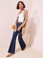 Friends Like These Brown Longline Cardigan - Image 4 of 5