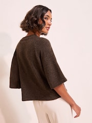 Friends Like These Brown Knitted Top - Image 2 of 4