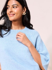 Friends Like These Light Blue Knitted Top - Image 2 of 4