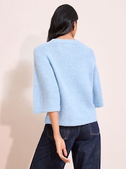 Friends Like These Light Blue Knitted Top - Image 4 of 4