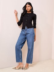 Preto - Cardigan Friends Like These Dome Button - Imagem 3 de 4