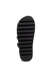 Rocket Dog Animal Print Balmy Dexter Leopard 100% Cotton Sandals - Image 2 of 7
