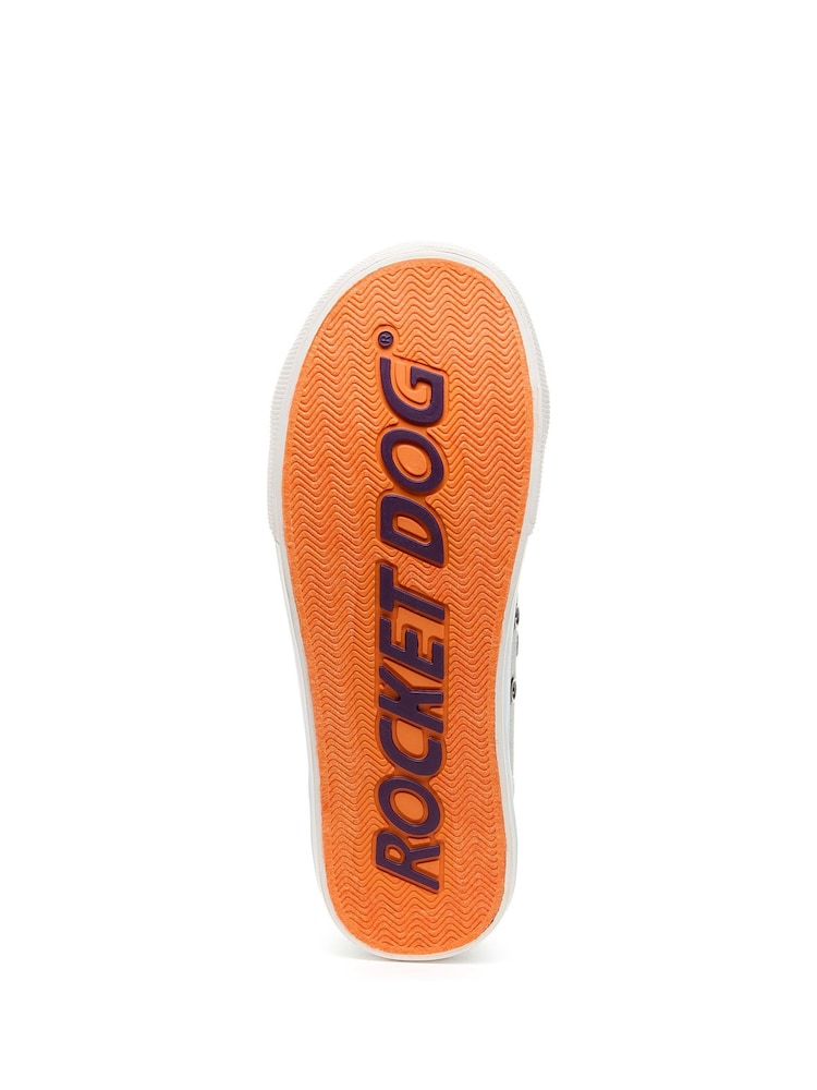 Rocket Dog Blue Jazzin Bondi Denim Trainers - Image 2 of 7