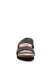 Rocket Dog Aruba Raffia Straps Black Sandals - Image 4 of 6