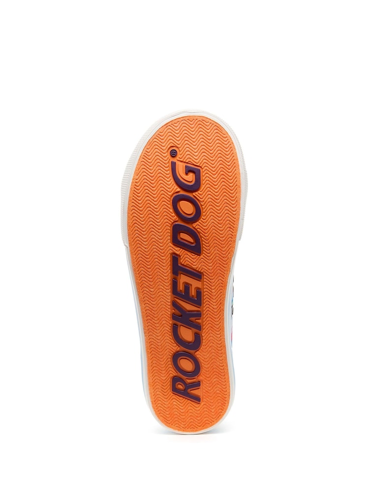 Rocket Dog Blue Jazzin Dens Trainers - Image 2 of 7
