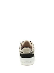 Rocket Dog Natural Leopard Print Cheery Blocked PU Suede/Leon Trainers - Image 5 of 7