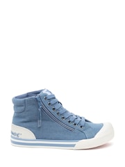 Rocket Blue Dog Denim High-Top Trainers - Image 2 of 7