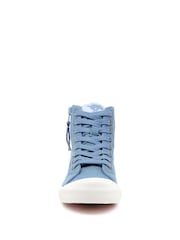 Rocket Blue Dog Denim High-Top Trainers - Image 5 of 7