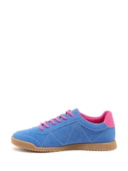 Rocket Dog Blue Bertie Pella Fabric Trainers - Image 2 of 7
