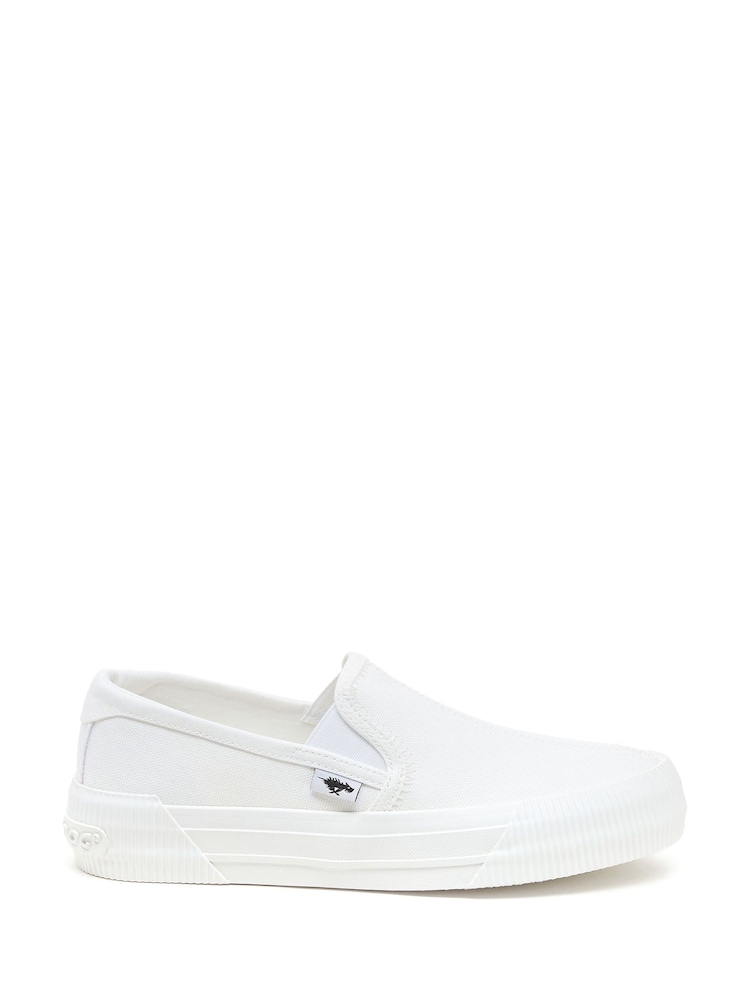 Rocket Dog Cheeryful 12A Canvas White Slip-Ons - Image 2 of 7