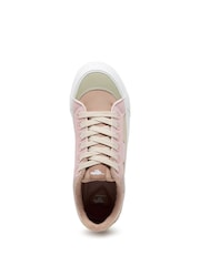 Rocket Dog Natural Cheery Blocked Paris PU Suede/Fishers Trainers - Image 2 of 5