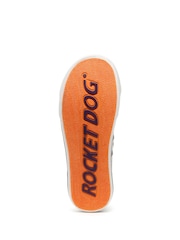 Rocket Dog Jazzin Wales Cotton Black Trainers - Image 2 of 7