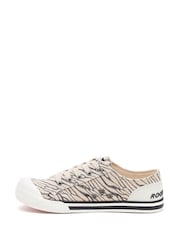 Rocket Dog Jazzin Wales Cotton Black Trainers - Image 5 of 7