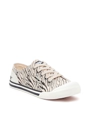 Rocket Dog Jazzin Wales Cotton Black Trainers - Image 7 of 7