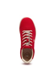 Rocket Dog Red Bertie Pella Fabric Trainers - Image 5 of 6