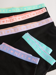 Pink/Lilac Short Briefs 5 Pack (2-16yrs) - Image 9 of 9