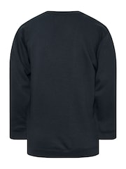 BadRhino Big & Tall Blue IronRhino Logo Crewneck Sweatshirt - Image 6 of 6
