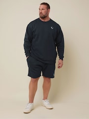 BadRhino Big & Tall Blue IronRhino Logo Shorts - Image 1 of 6