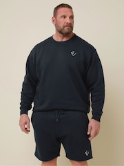 BadRhino Big & Tall Blue IronRhino Logo Shorts - Image 3 of 6